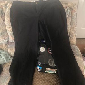 Black “khaki” Style Pants